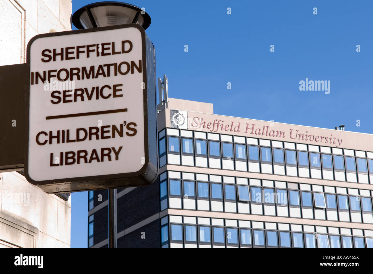 Sheffield Information Service Children's Library  in Sheffield 'Great Britain' Stock Photo