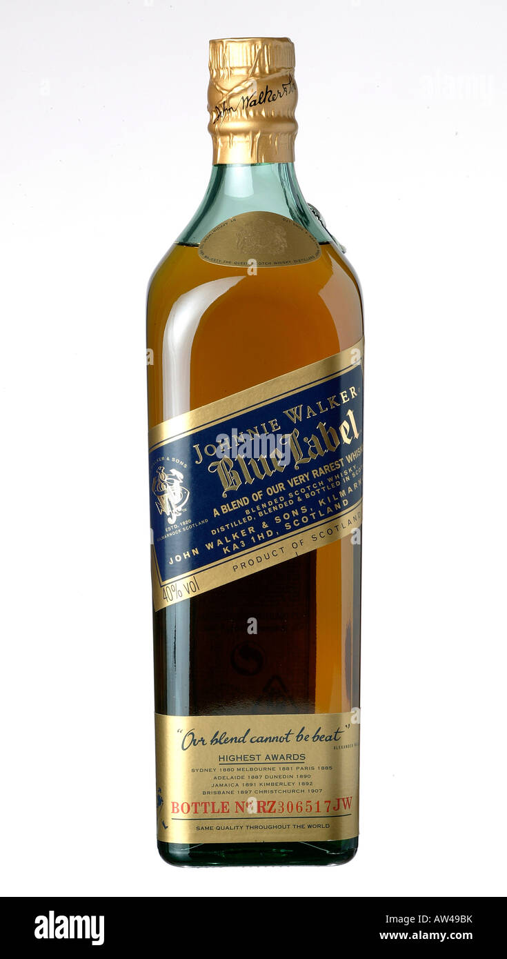 Johnnie Walker Blue Label Whisky Is Blend from Dormant