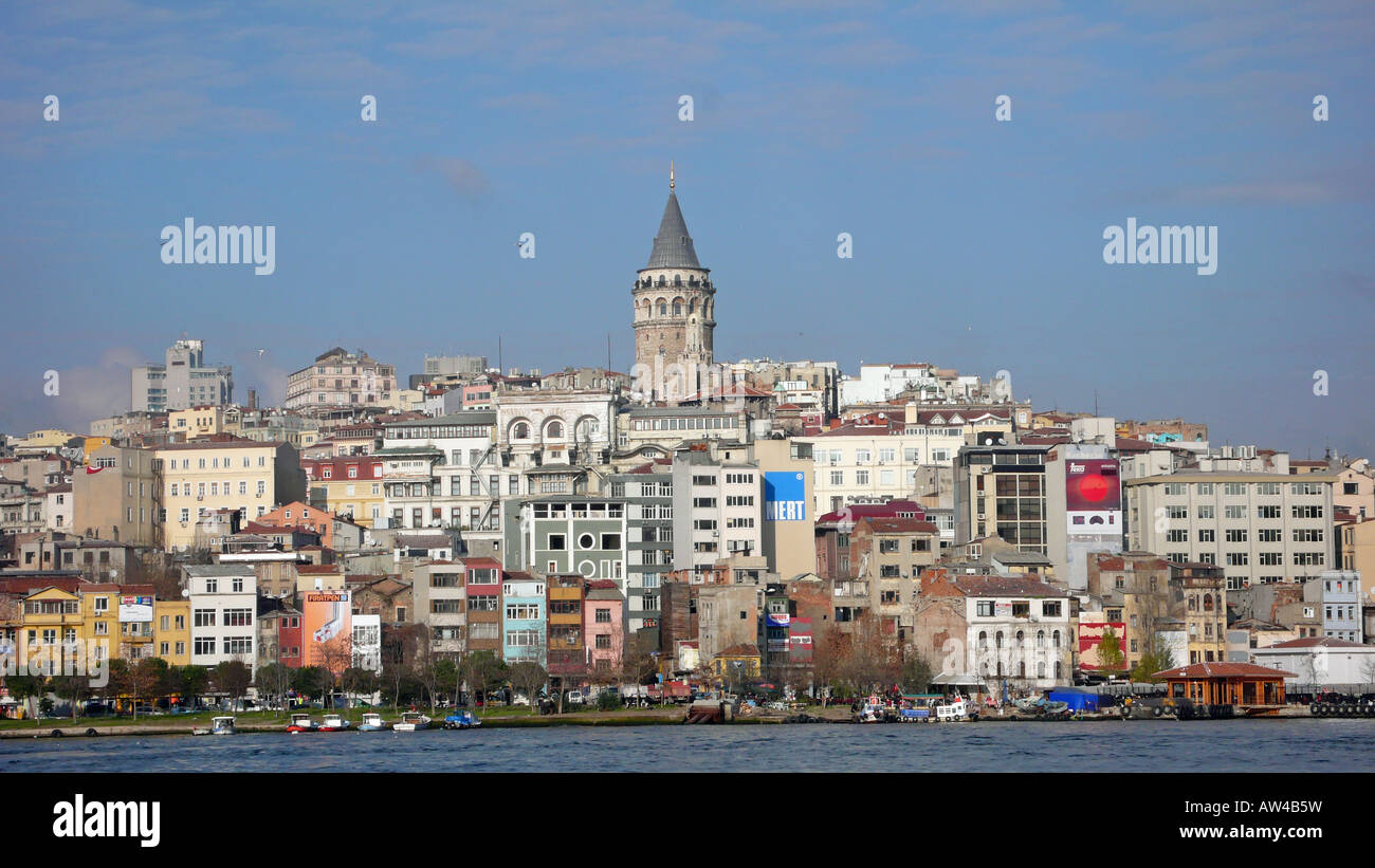 The central, trendy and historic district of Beyoglu on the European ...