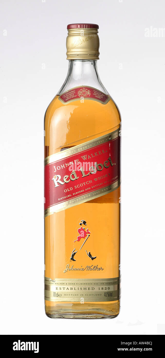 Johnnie Walker Red and Black Label Blended Scotch Whisky 70cl : : Grocery,  red label 