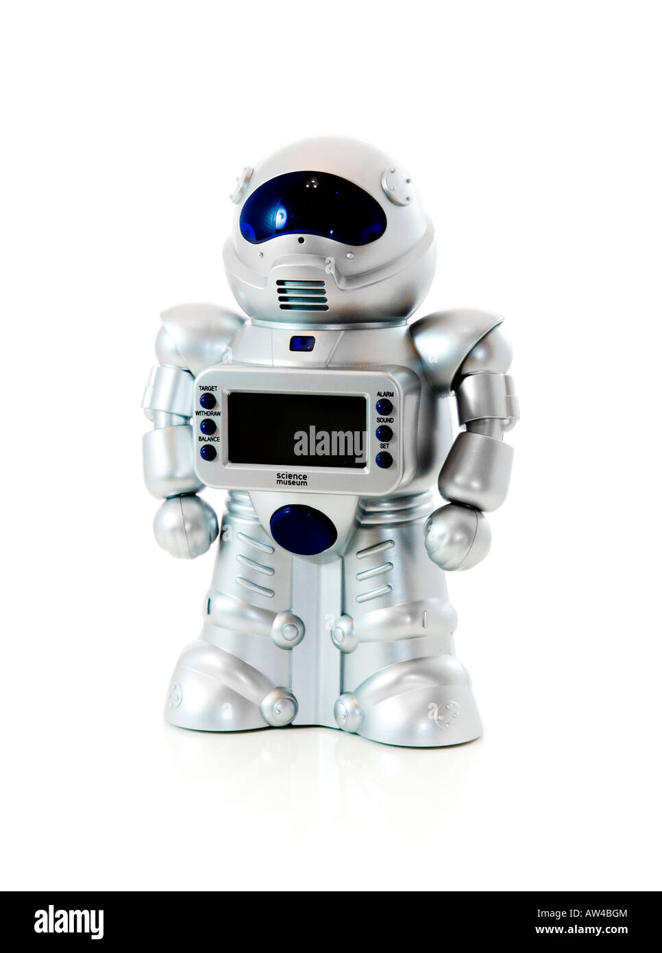 Childs Robot MoneyBox Stock Photo - Alamy