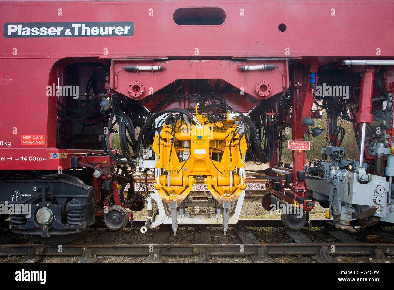 Plasser & Theurer Railway Track Tamping Machine; tamping unit, four