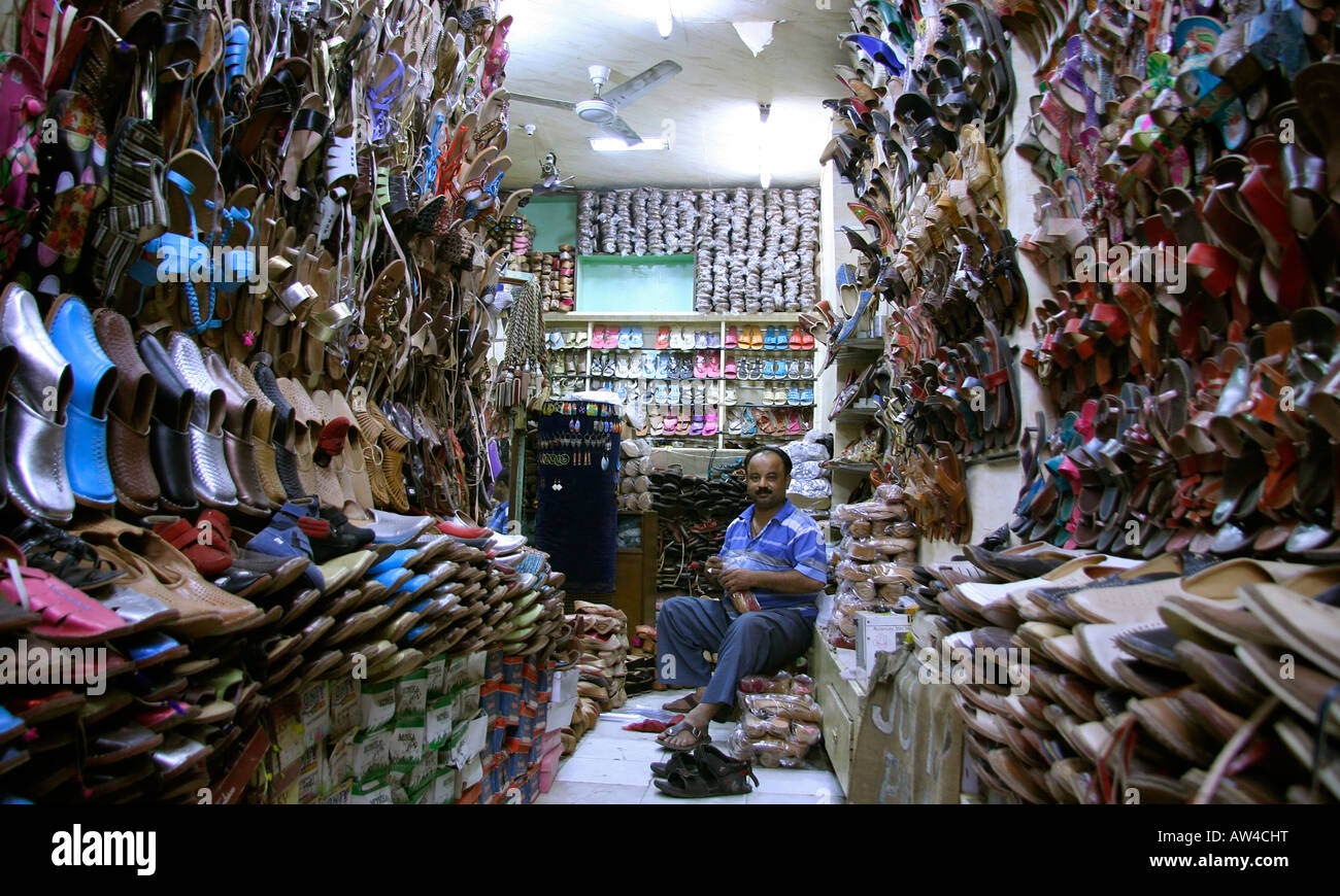 Footwear Market India Indian Stock Photos & Footwear Market India