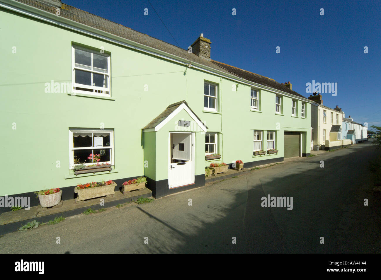 england the south west DEVON the south hams east prawle village villages house houses home homes