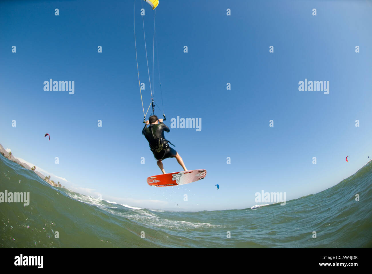 A male Kite Surfing C Street Ventura California USA Stock Photo Alamy