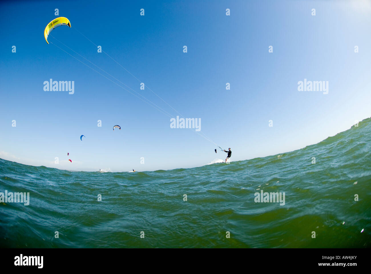 A male Kite Surfing C Street Ventura California USA Stock Photo Alamy