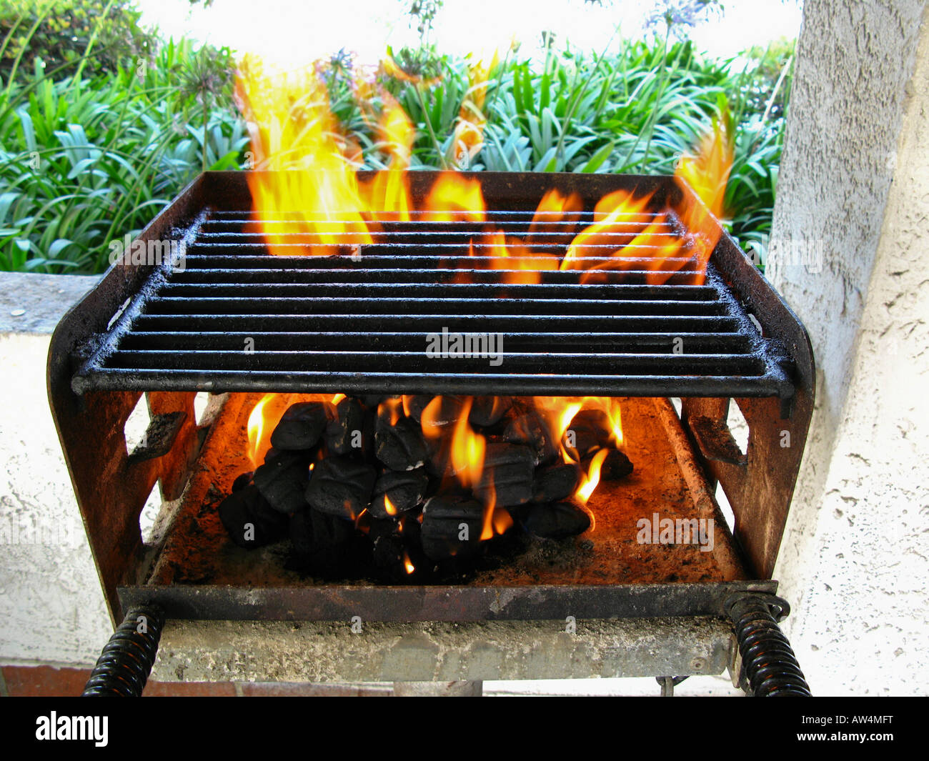 Marina Del Rey, California, USA Barbeque in Burton Chace Park Stock