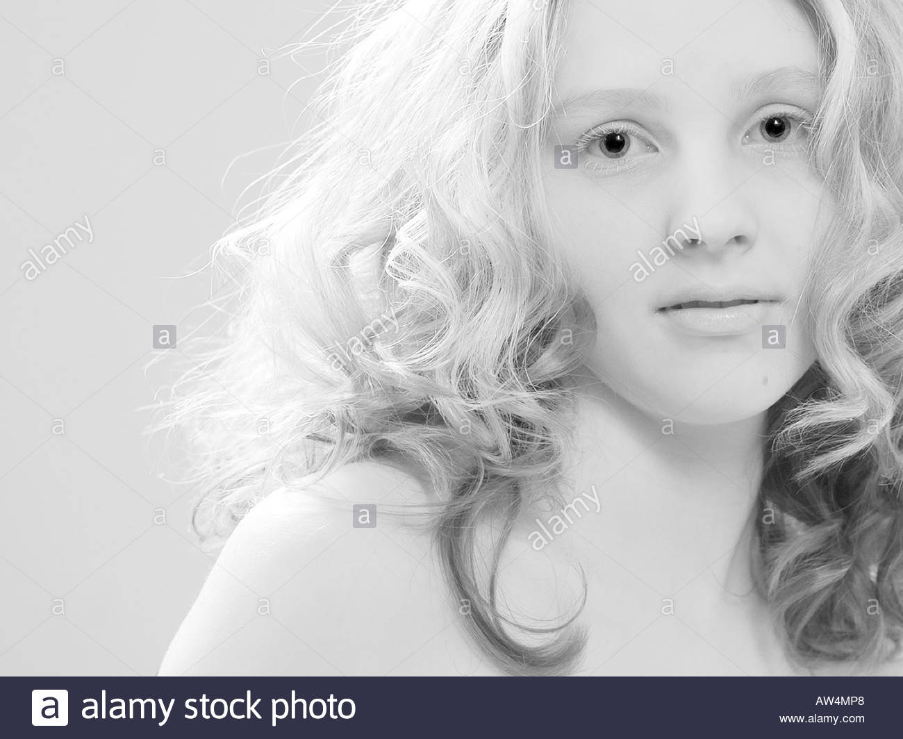 Fairy Haired Black And White Stock Photos Images Alamy