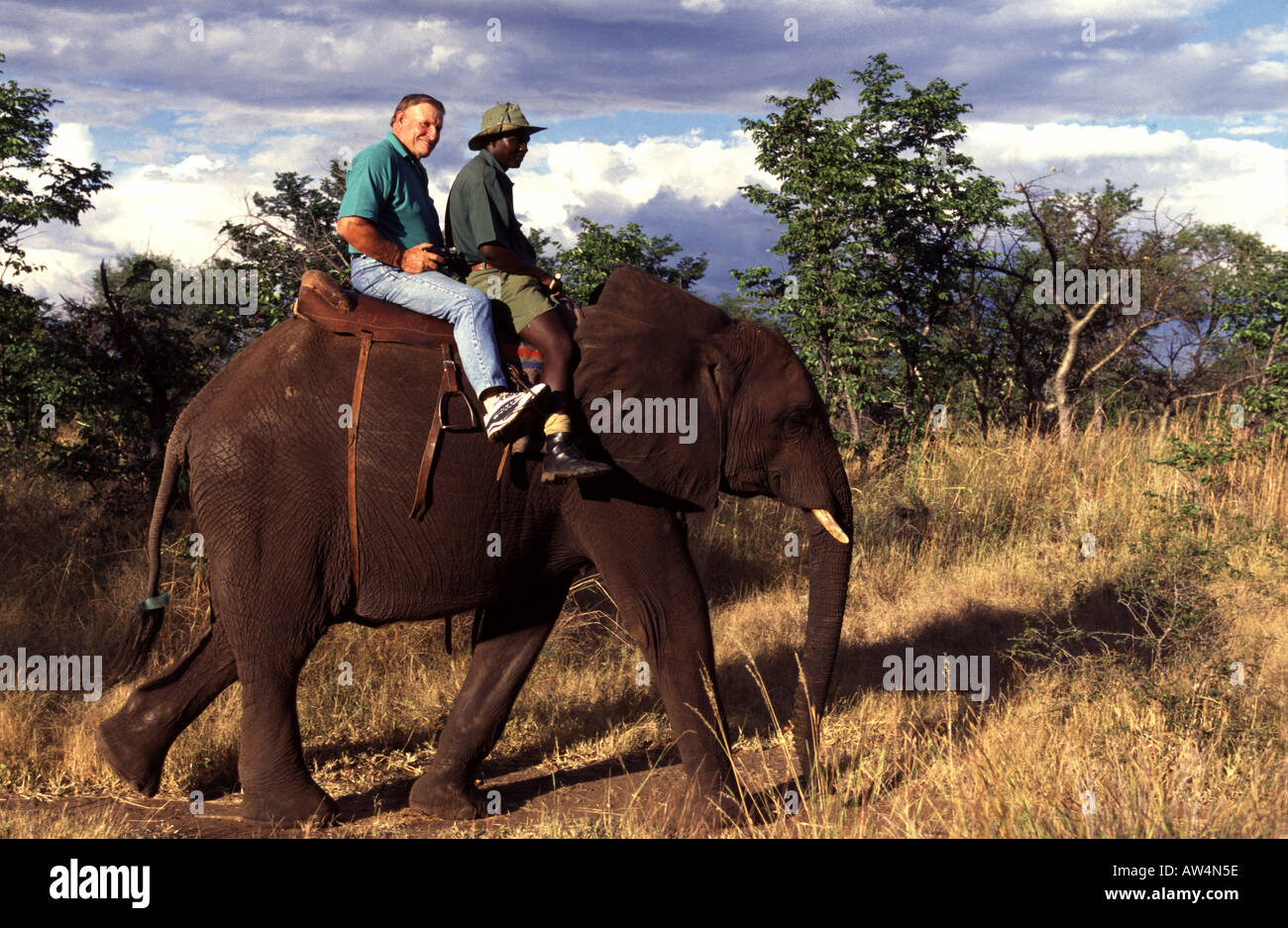 Africa people elephant conflict hi-res stock photography and images - Alamy
