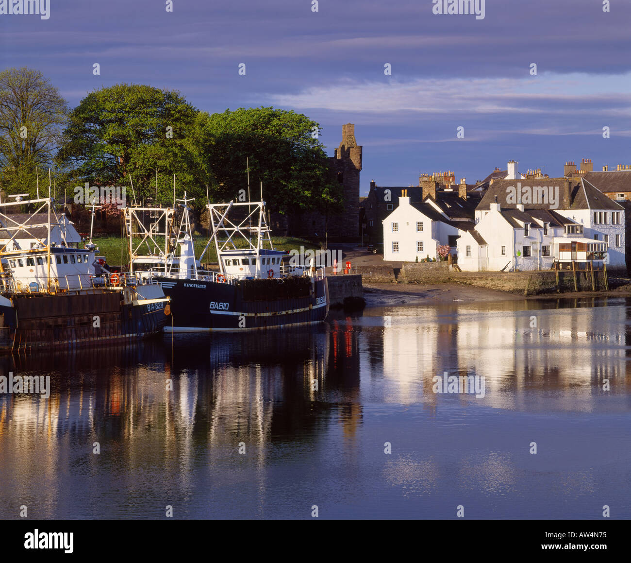 Kirkcudbright harbour, Dumfries and Galloway, Scotland, UK Stock Photo