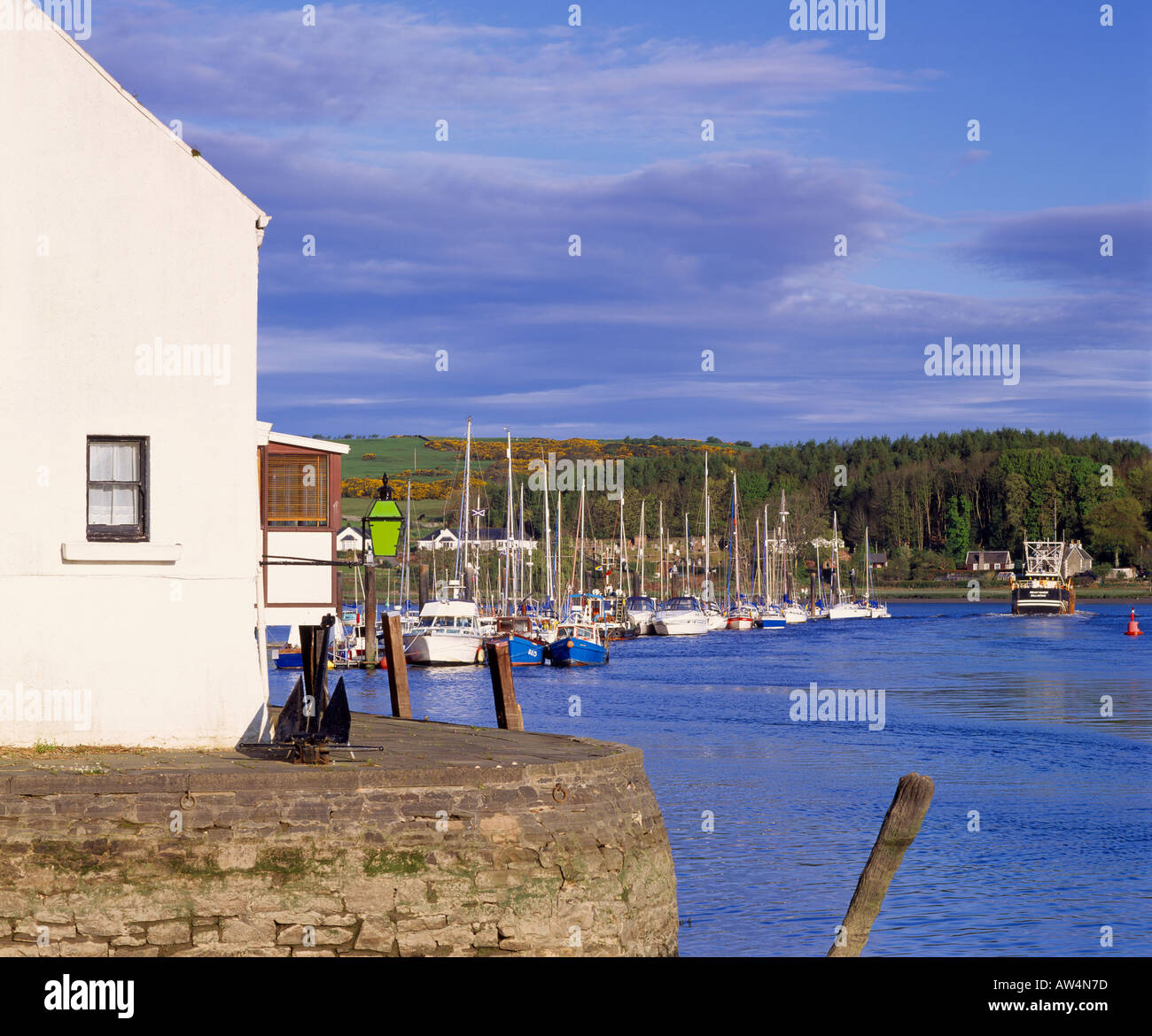 Kirkcudbright harbour, Dumfries and Galloway, Scotland, UK Stock Photo