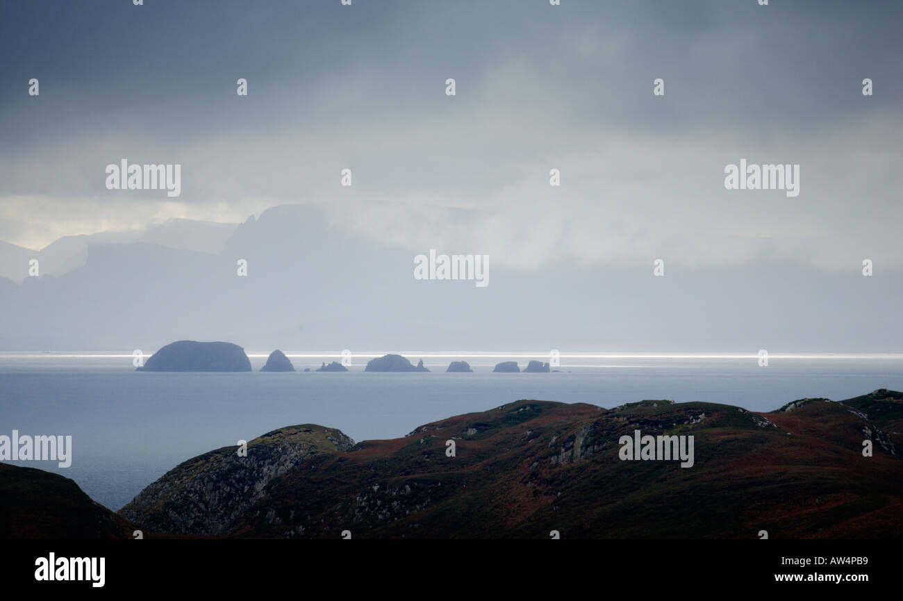 Galtachan Islands part of the Shiant Islands Minch West Coast of Scotland Stock Photo