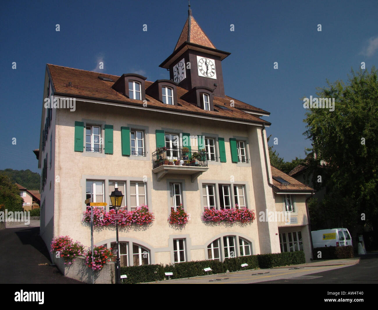 AJD45896, Switzerland, Europe, Vaud, Tartegnin, La Cote Stock Photo