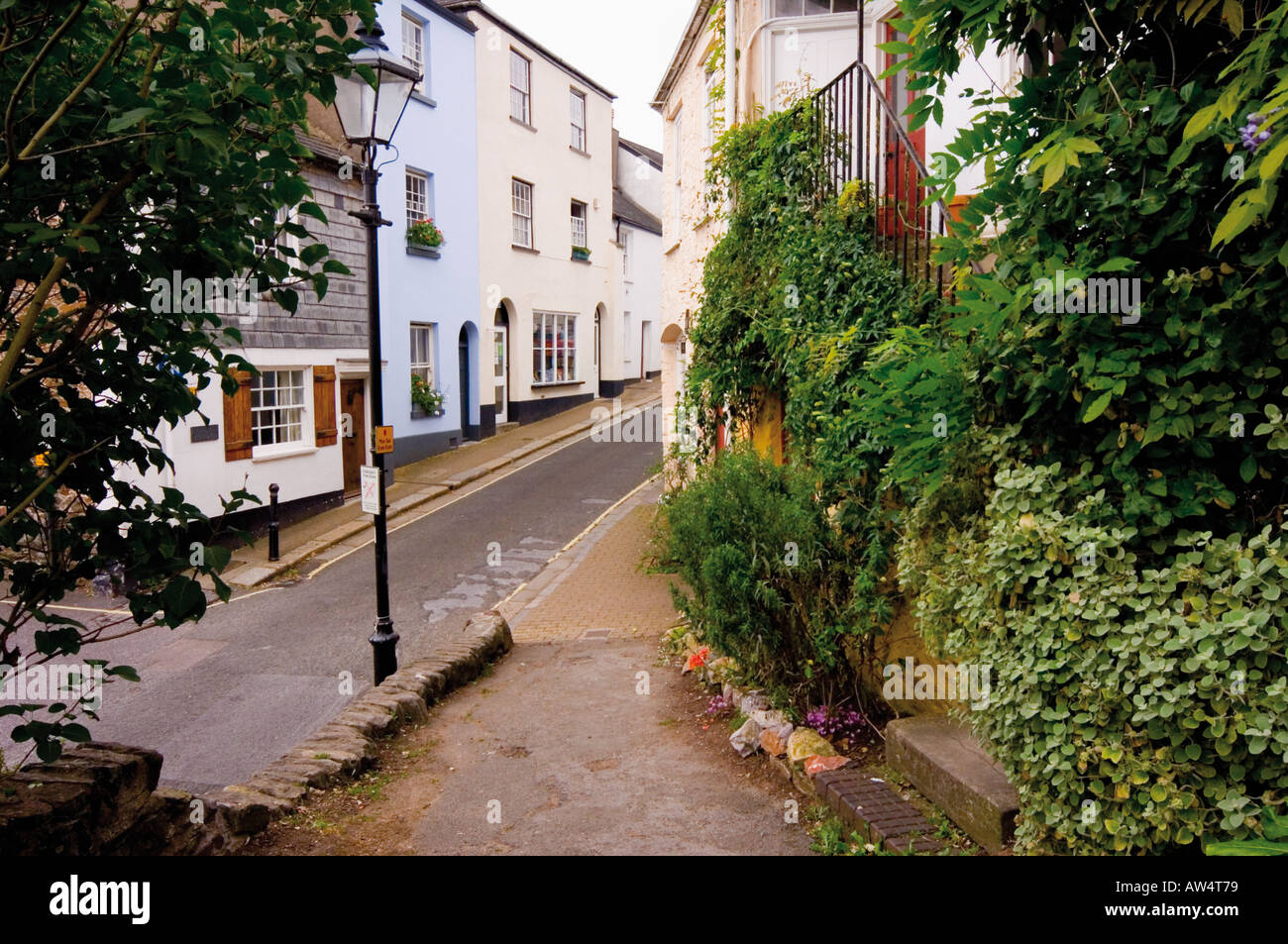 the town centre totnes DEVON the south west of england uk united kingdom england great britain