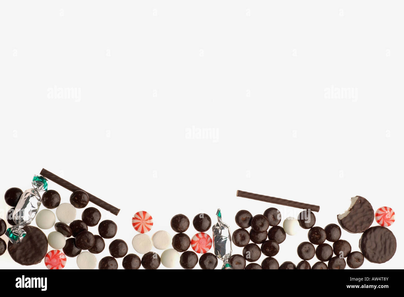 Candies and chocolates Stock Photo