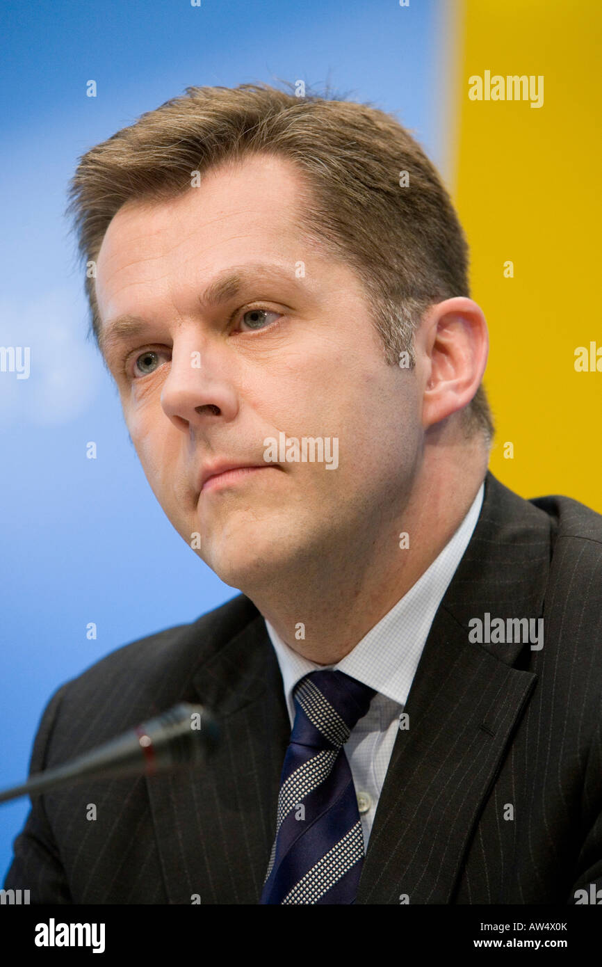Deutsche Post World Net, Wolfgang Klein member of board of management and CEO of Deutsche Postbank AG Stock Photo