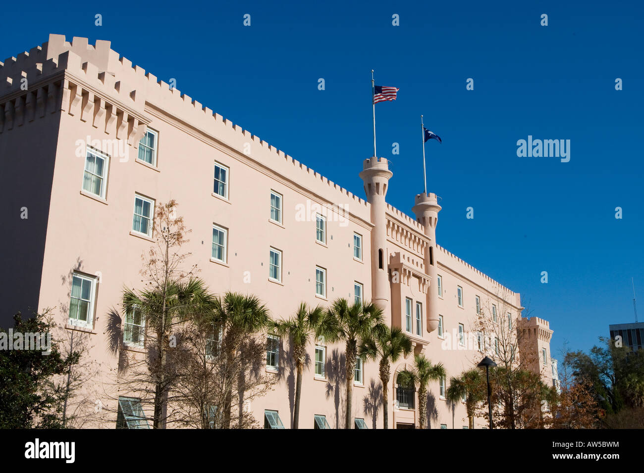 The Old Citadel home of The Citadel from 1843 until 1922 Marion Square Charleston SC December 31 2007 Stock Photo