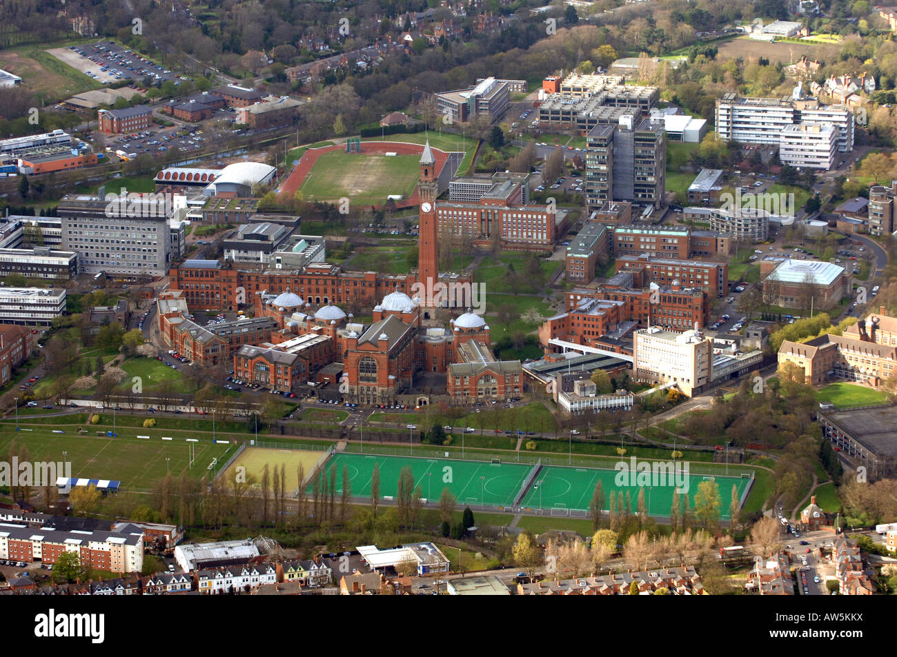 An aerial view Birmingham University Stock Photo  Alamy