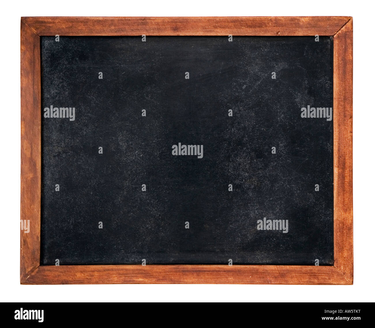 Traditional wood framed blackboard Stock Photo