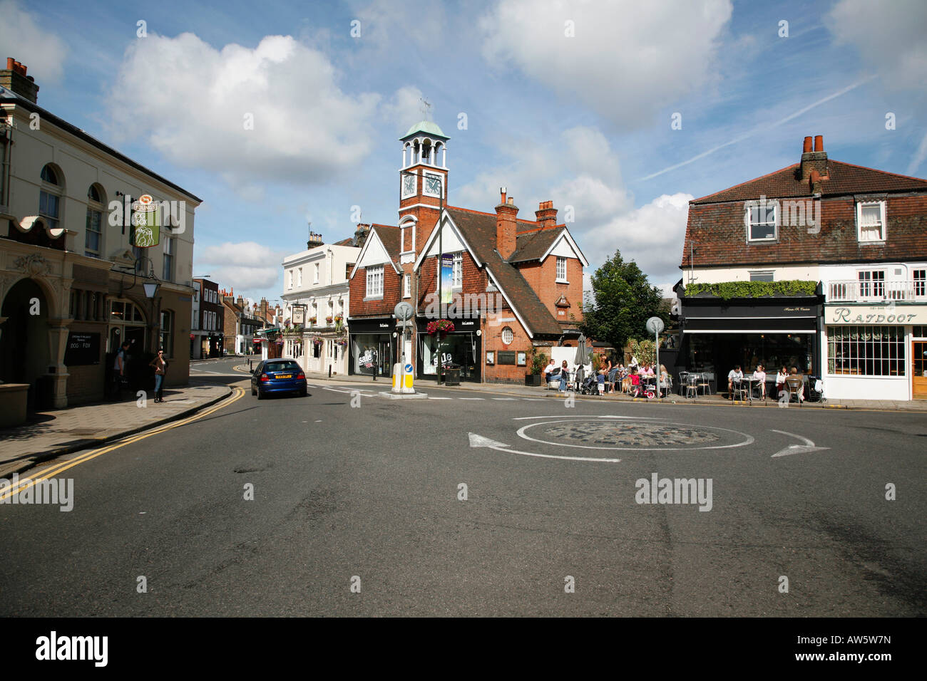 Wimbledon High Street in Wimbledon Village, London Stock Photo Alamy