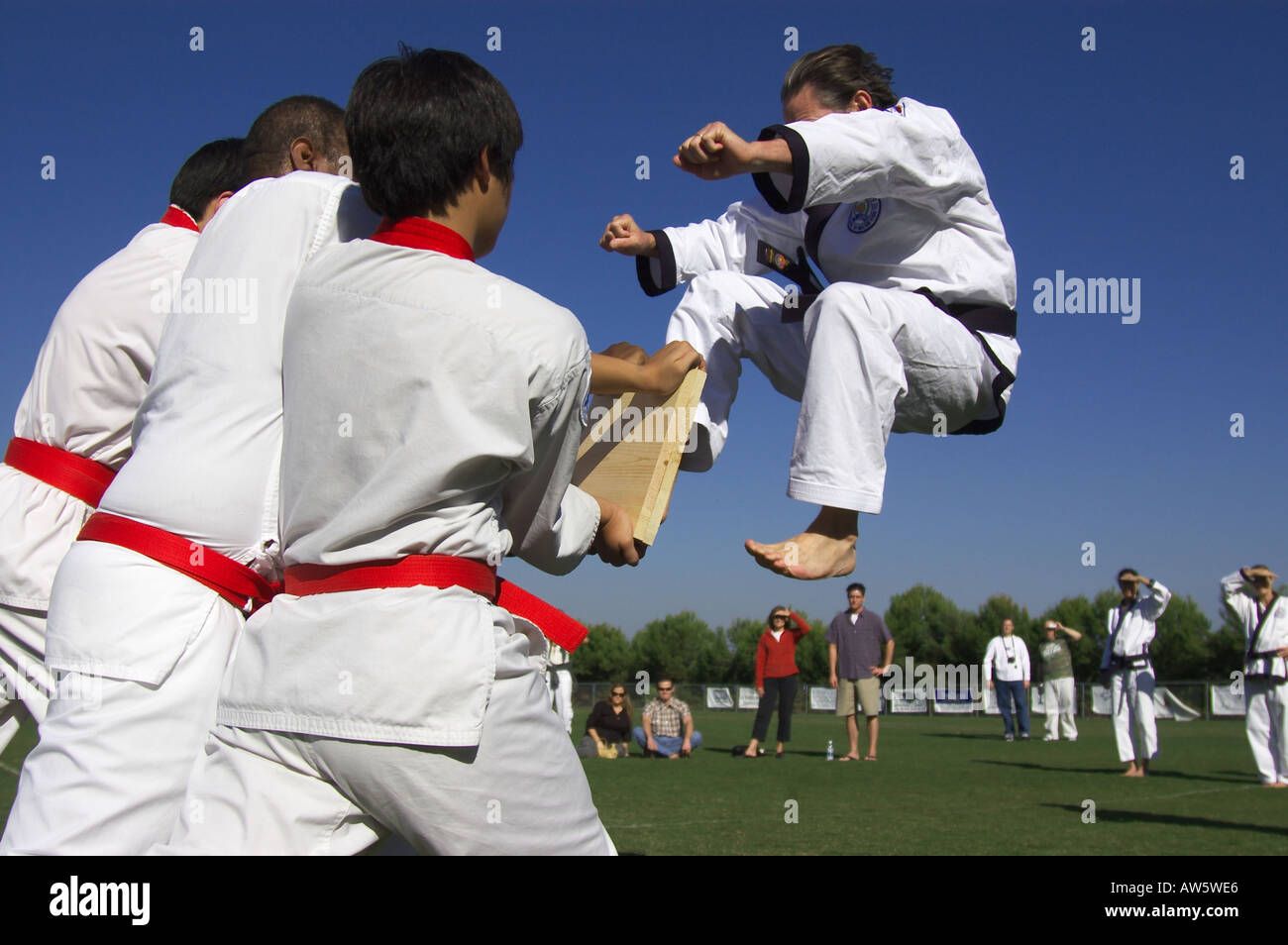 Karate break board hires stock photography and images Alamy