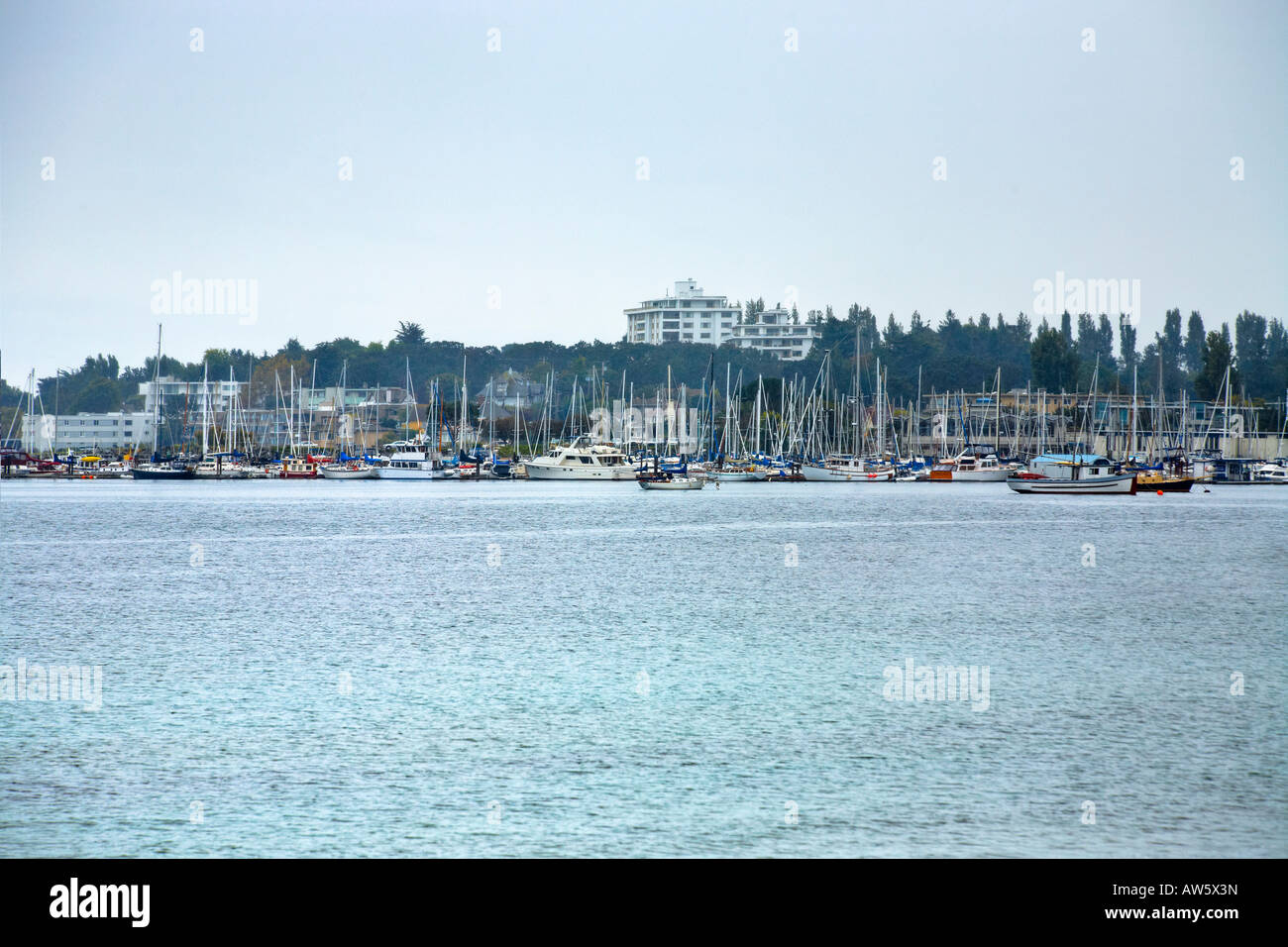 Victoria, British Columbia, Canada, boats in a harbour Stock Photo