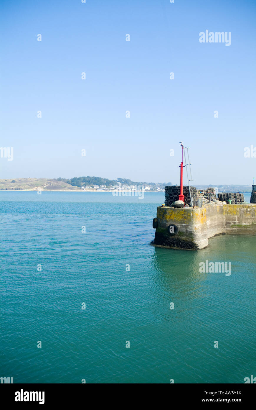 Padstow Fishing Harbour entrance Stock Photo Alamy