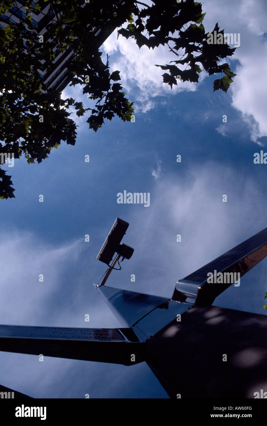 cctv cameras in birmingham broad street Stock Photo Alamy