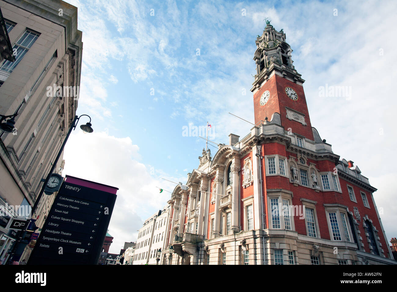 united kingdom essex colchester the town hall Stock Photo Alamy