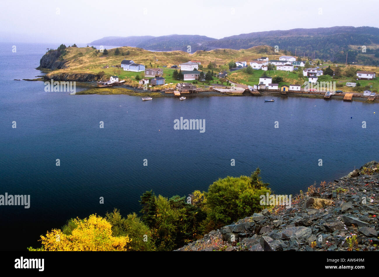 Harbour Mille East, Burin Peninsula, Newfoundland, Canada Stock Photo