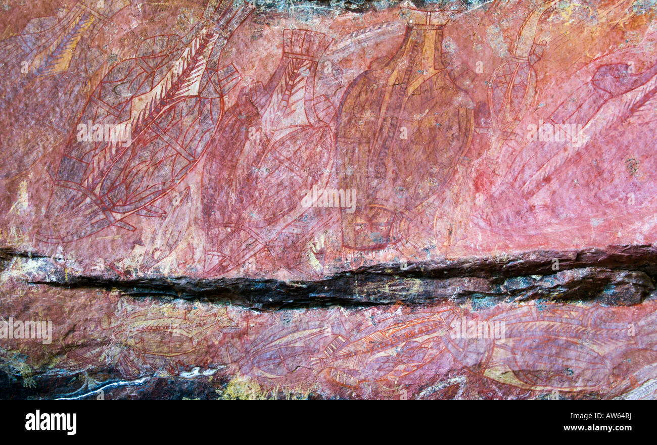 Xray style Aboriginal rock art Stock Photo Alamy