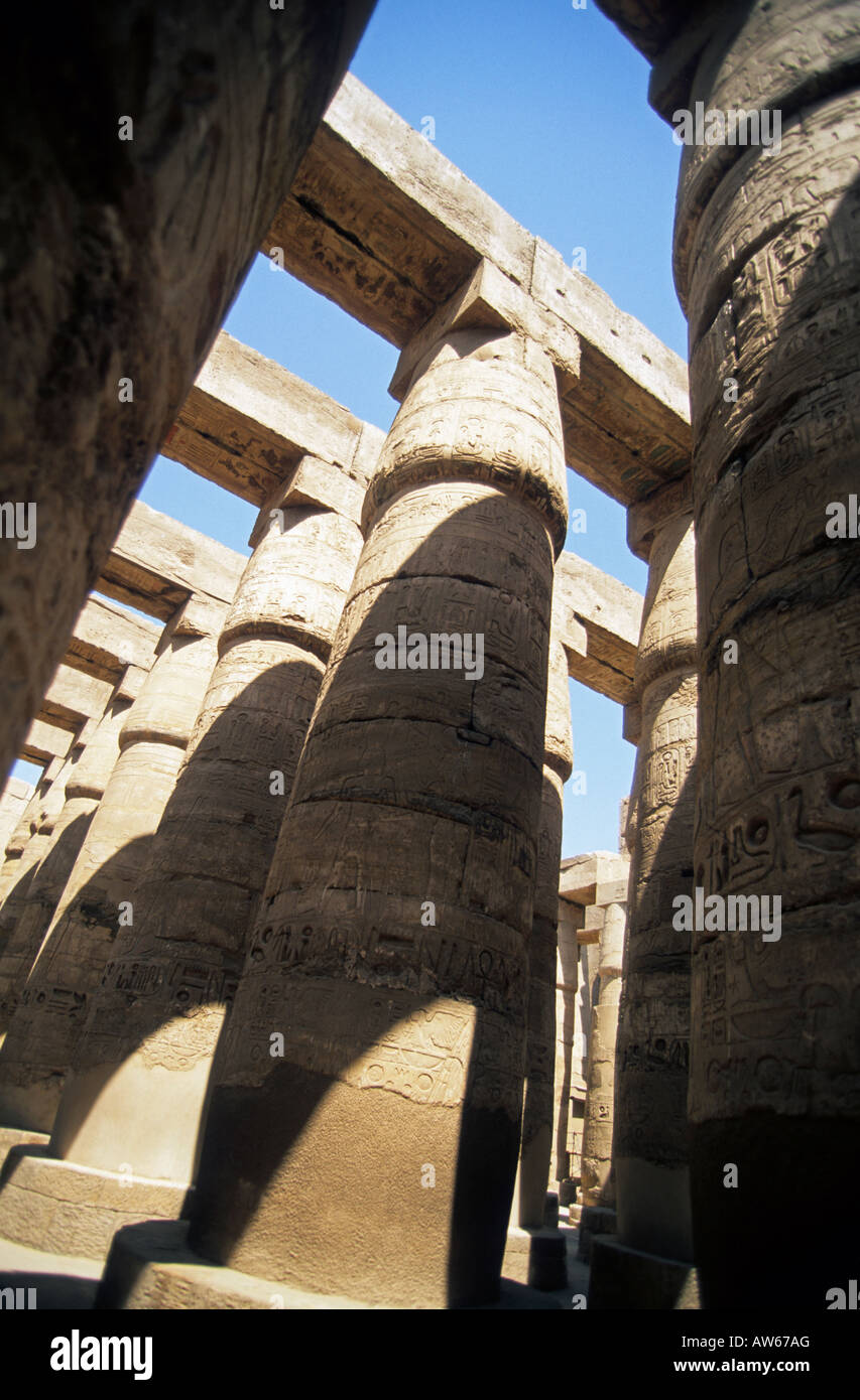 north africa upper egypt luxor the temple of karnak Stock Photo - Alamy