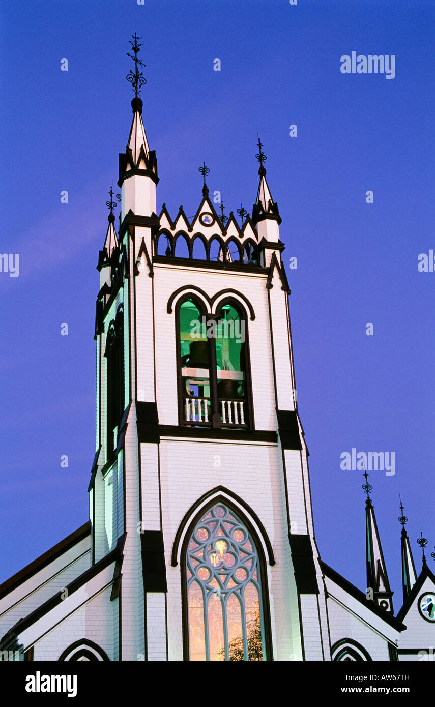 Historic Saint John's Anglican Church, Lunenburg, Nova Scotia, Canada Stock Photo