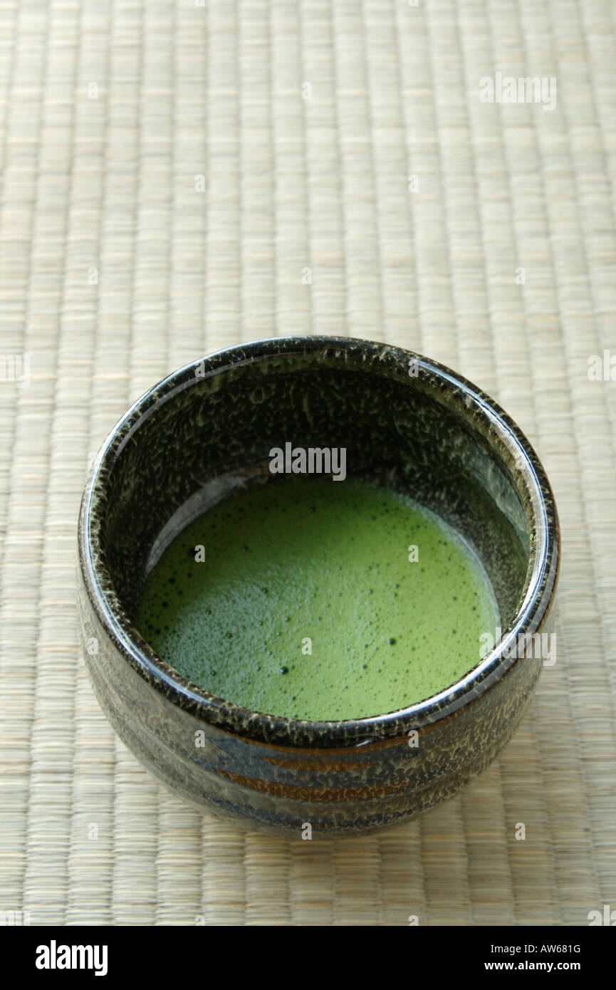 Japanese Green Tea - Matcha Stock Photo - Alamy