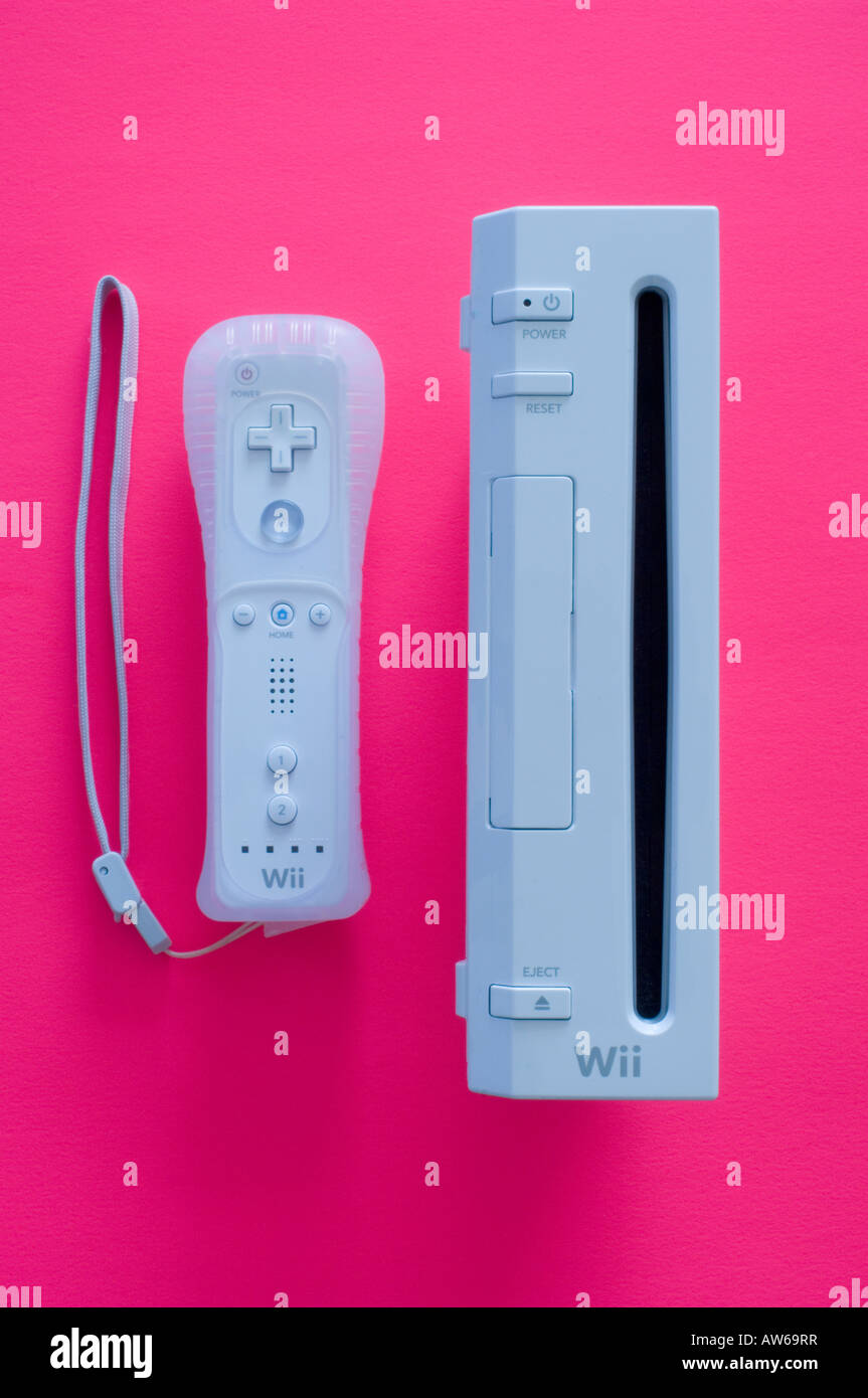 pink wii console