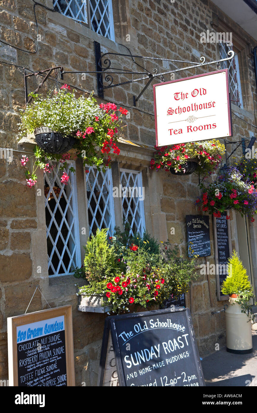 The Old Schoolhouse Tea Rooms, Abbotsbury Dorset Stock Photo Alamy