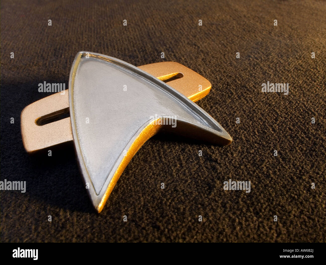 Star Trek communicator badge Stock Photo