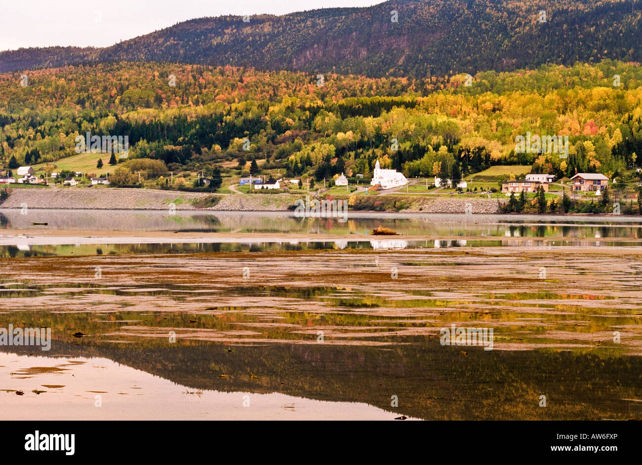 Pointe Navarre, Gaspe Peninsula, Quebec, Canada Stock Photo