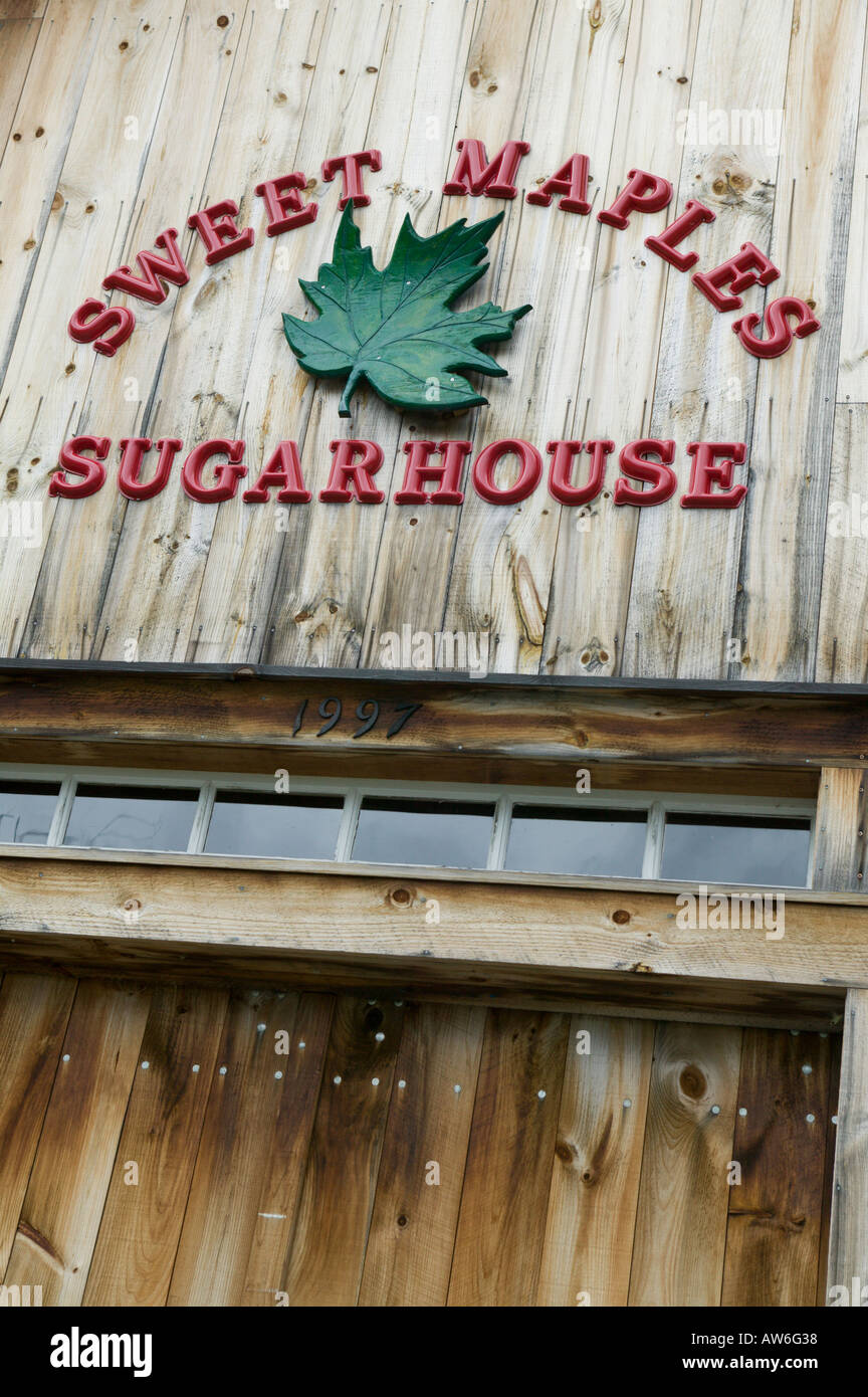 Maple Sugar Manufacturing House Claremont New Hampshire Stock Photo Alamy