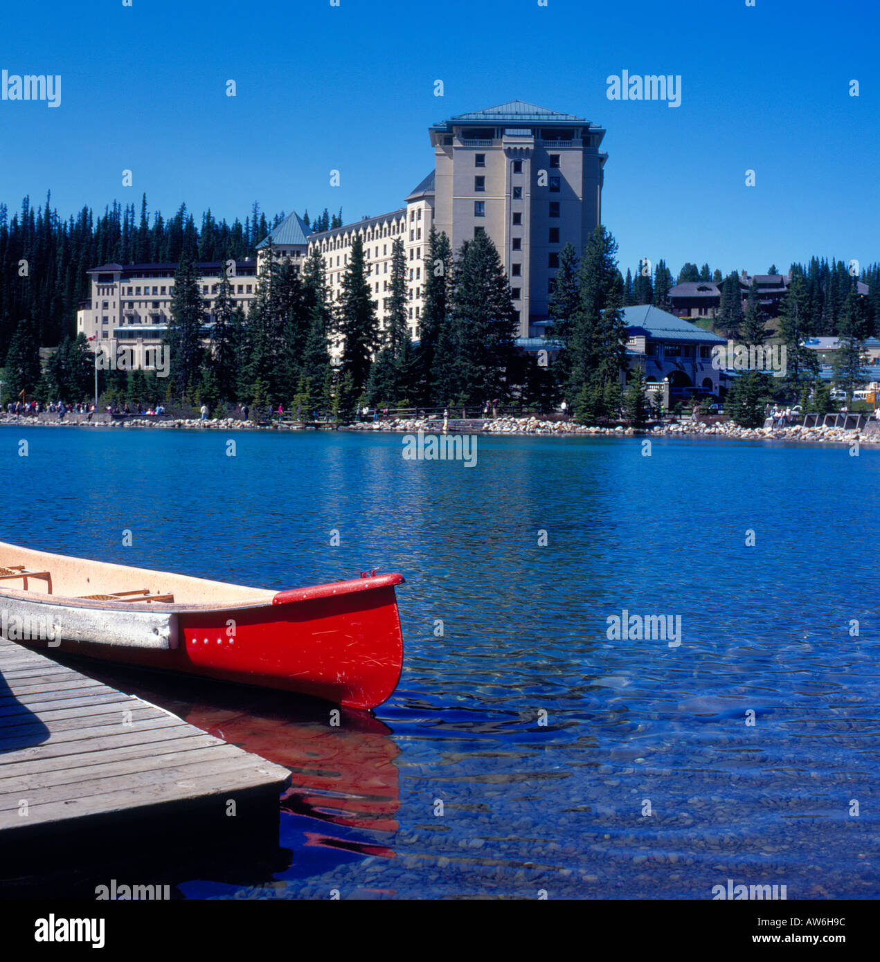 The Fairmont Chateau Lake Louise, Canada. Photo by Willy Matheisl Stock ...