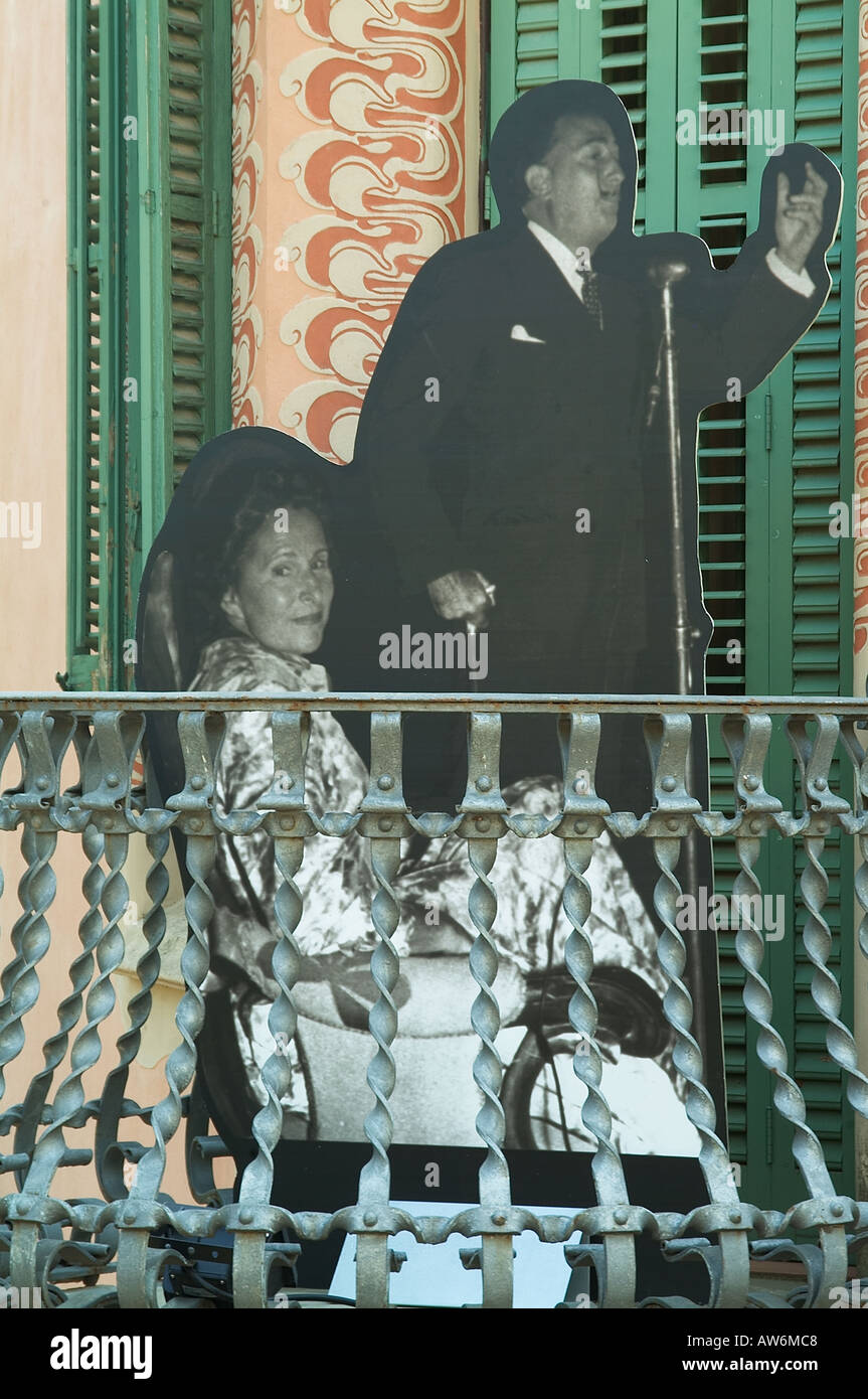 Salvador Dali and Spouse Stock Photo