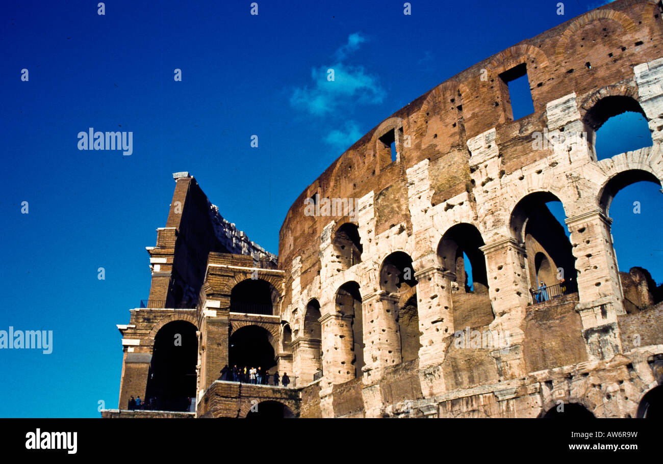The Colosseum, Rome, Italy, completed in 80 AD Stock Photo