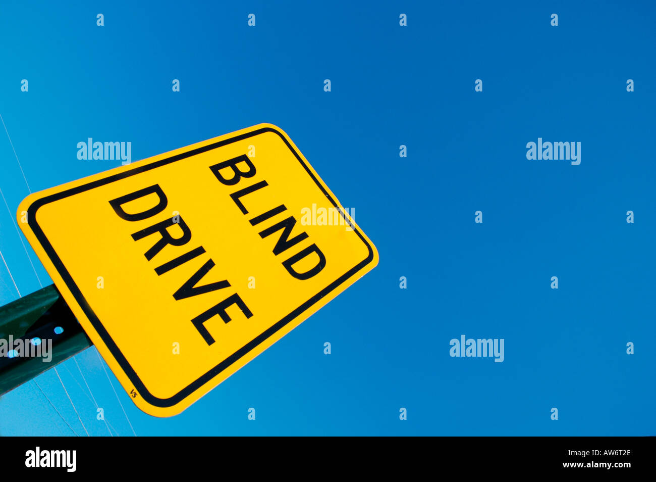 Blind pedestrian warning signs hi-res stock photography and images - Alamy