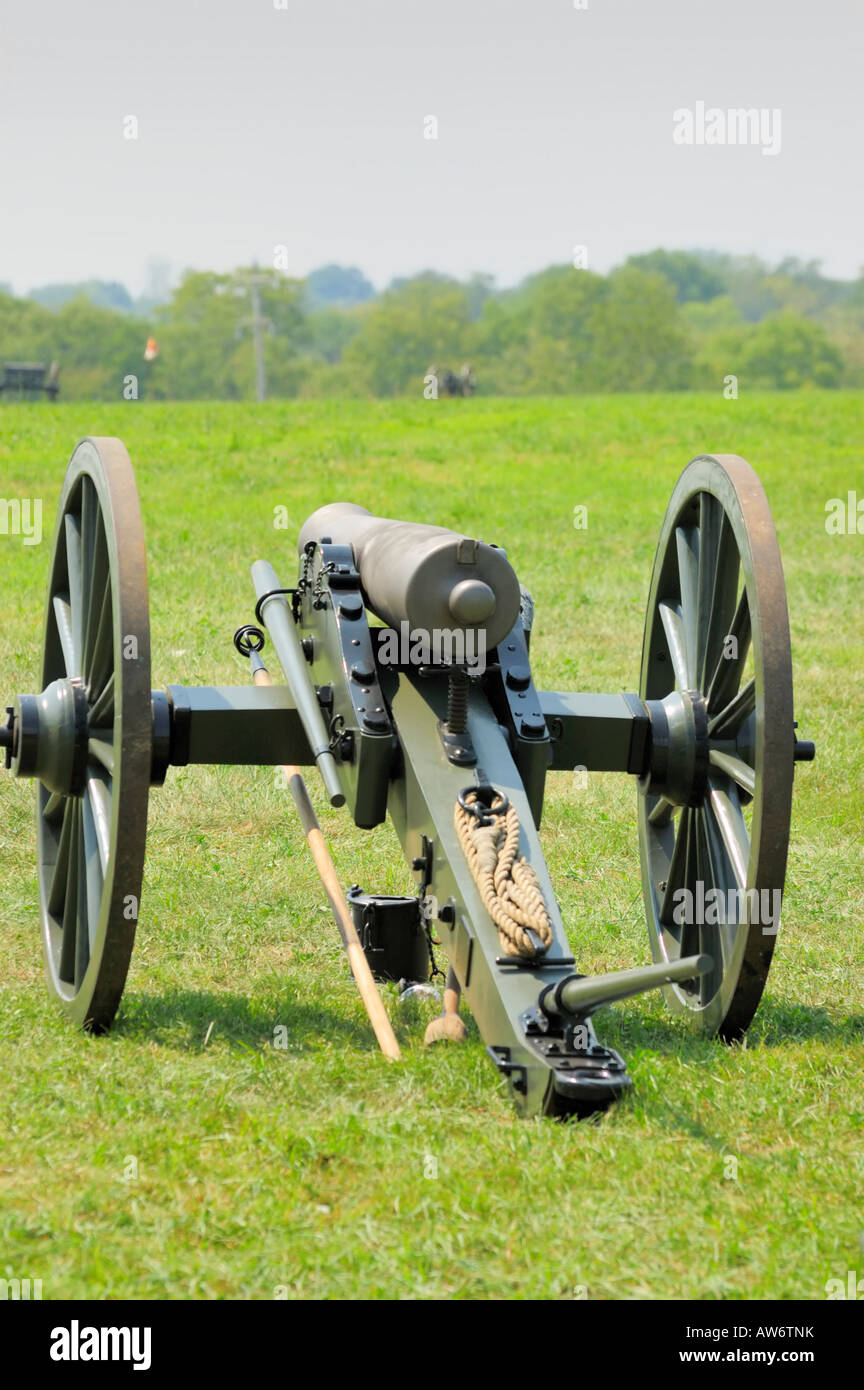 Confederate cannon Stock Photo