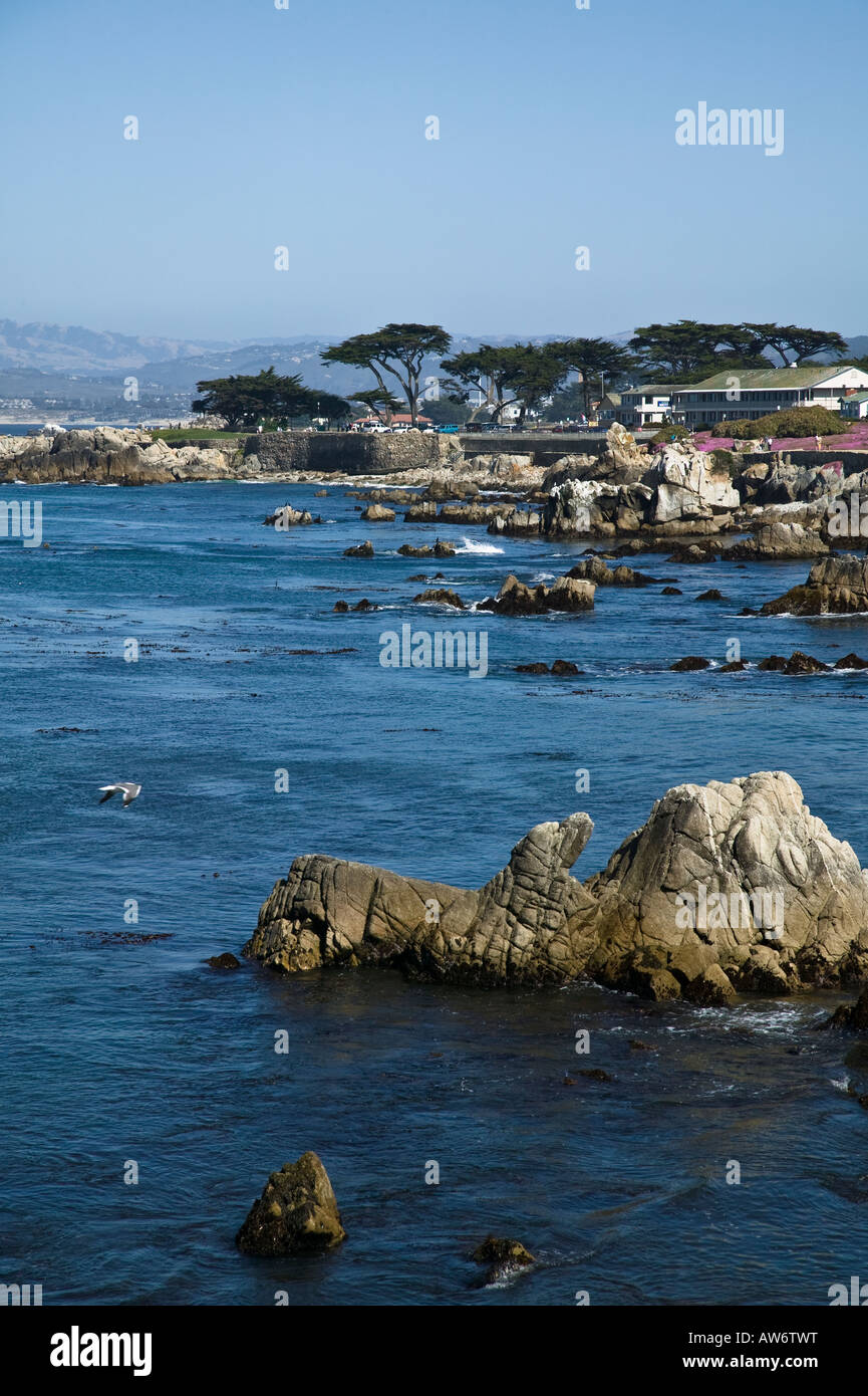 Pacific Grove Waterfront Area Monterey Bay California USA Stock Photo 