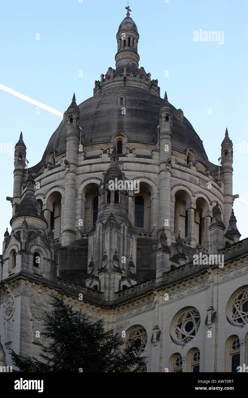 Dome of the Basilca of Saint Theresa of Lisiuex Stock Photo