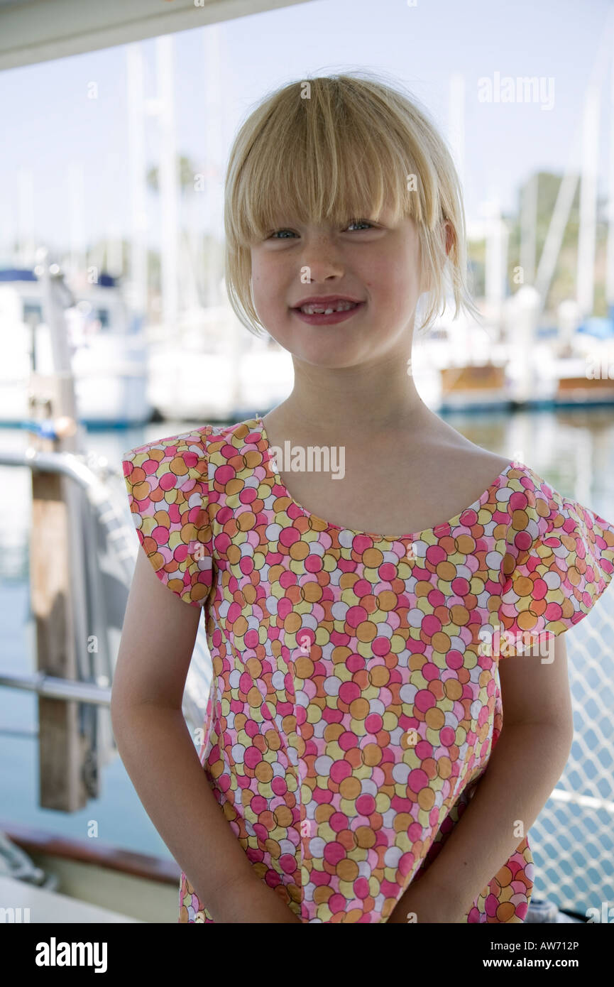 Young girl Santa Barbara, California, USA Stock Photo