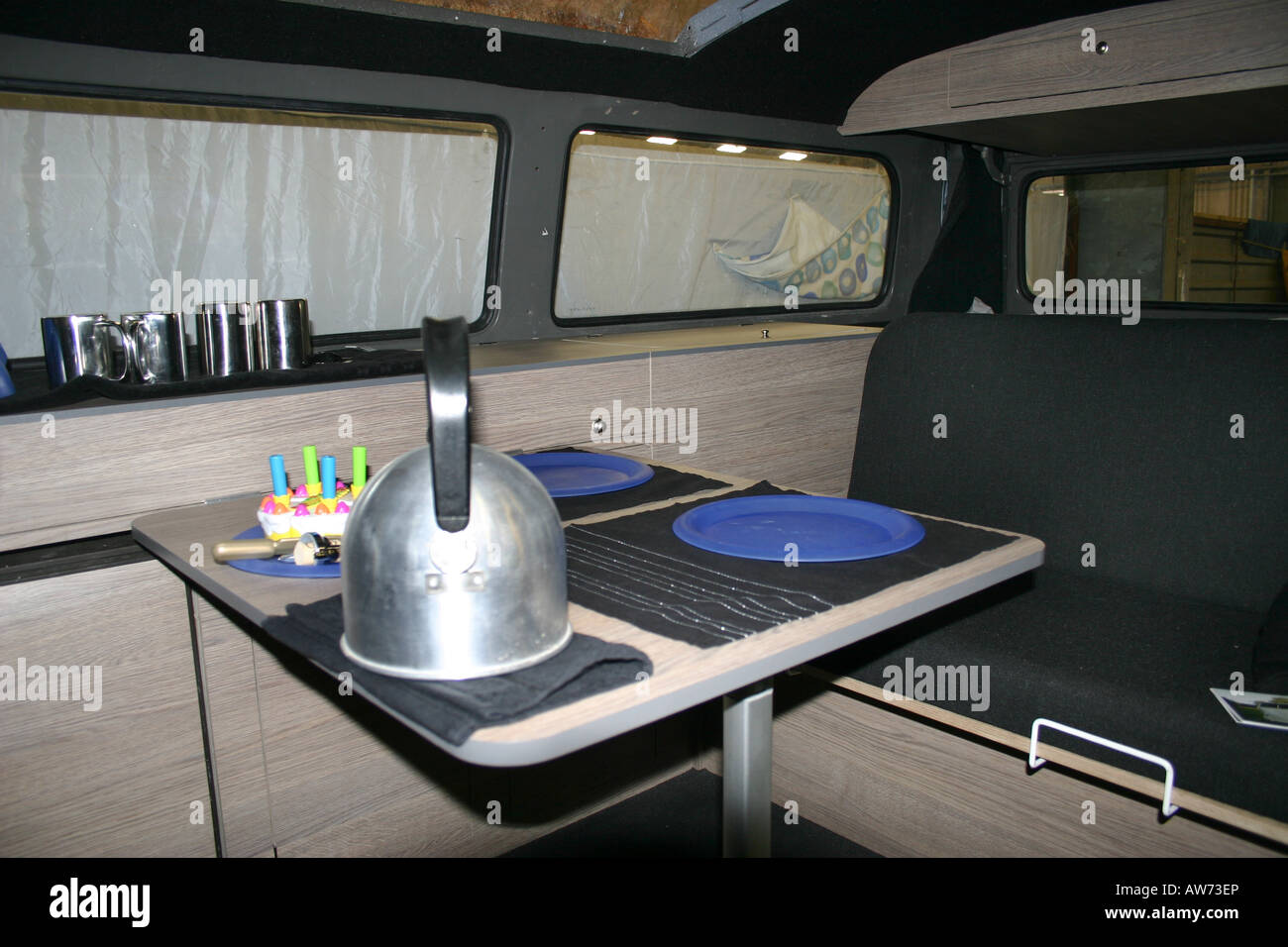 The Volkswagen Camper Van Interior From A Utility Vehicle