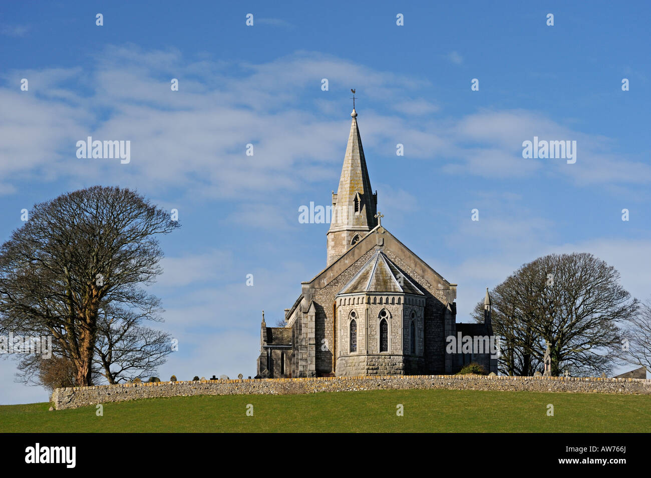 East end view. Holy Trinity Church, Bardsea, Cumbria, England, United Kingdom, Europe. Stock Photo