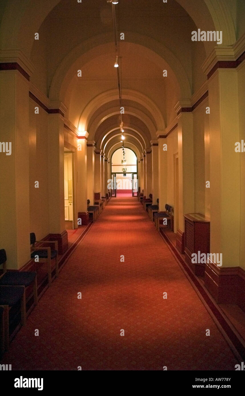 Corridor in Leeds Town Hall, Stock Photo